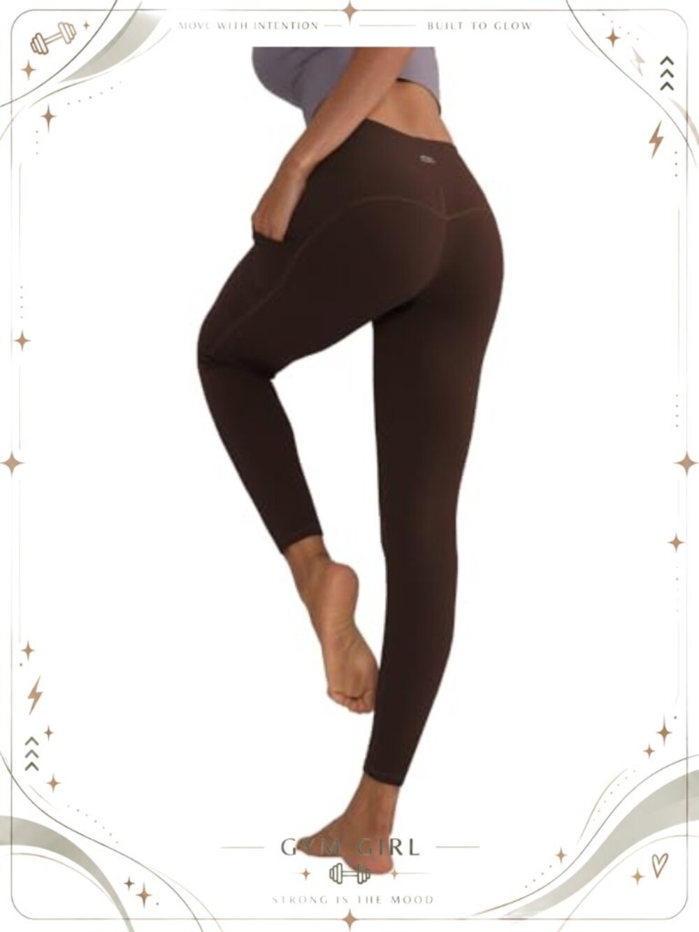 High Waisted Leggings with Pockets Non-See-Through Squat Proof Yoga Pants